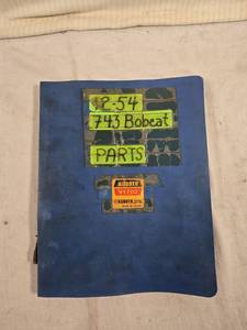 lot 307 image: Bobcat 743 Parts Manual