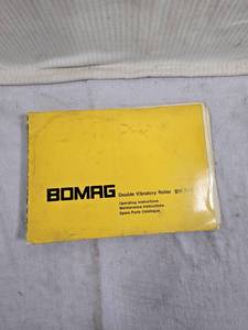 lot 321 image: BOMAG Double Vibratory Roller BW 75 S Operating Manuals
