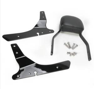 lot 123 image: Cobra Mini 11 in. Square Sissy Bar wPad - 602-1103B for 2004-2017 Harley-Davidson Sportster Motorcycles
