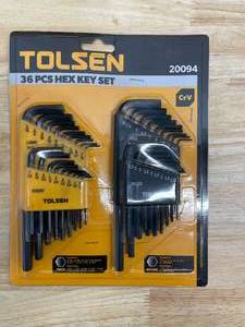 lot 124 image: Tolsen 36pc Hex Set 20094 (0721256.75)