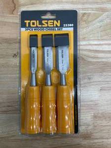 lot 132 image: Tolsen 3pc wood Chisel 25380 (0721255.85)
