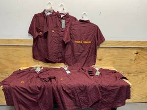 lot 185 image: Lot of 15 - Minnesota Golden Gopher Button Ups LMS