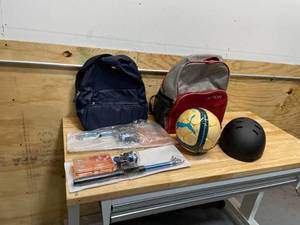 lot 195 image: Various Outside Equipment with Backpacks