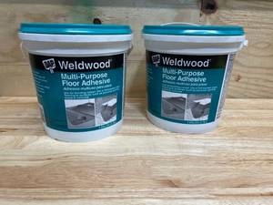 lot 211 image: Lot of 2 - Dap 00142 Weldwood Multi-Purpose Floor Adhesive, Gallon