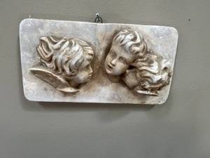 lot 48 image: Antique Plaster Plaque by L. Castelvecchi & Co