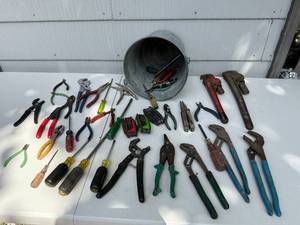 lot 145 image: Collection of Assorted Hand Tools with Container