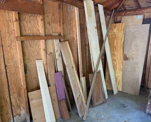 lot 165 image: Collection of Assorted Wood Boards and Panels