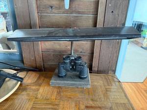 lot 223 image: Vintage Taylor 7x35 Binoculars with Adjustable Metal Stand
