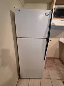 lot 234 image: Roper Top-Freezer Refrigerator, 64x24x25 inches