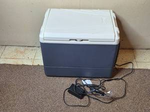 lot 246 image: Coleman Electric Cooler with Power Adapter