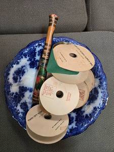 lot 255 image: Lot of Floral Supply Ribbon Spools