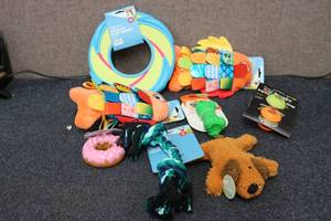 lot 33 image: Mixed dog toys...