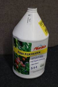 lot 34 image: Gallon of Alaska Fish Fertilizer...