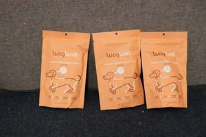 lot 36 image: 3 5oz bags of freeze dried dog trea...