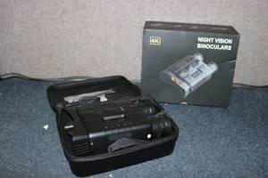 lot 39 image: 4K night vision binoculars new in b...