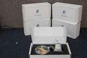lot 54 image: 5 Pet memorial sun catchers...