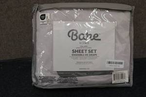 lot 60 image: New Bare Cal King size sheet set...