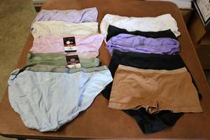 lot 74 image: 10 pairs of womens underwear sizes...