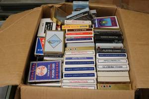 lot 81 image: Box of miscellaneous playing cards...