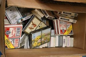 lot 86 image: Box of miscellaneous playing cards...