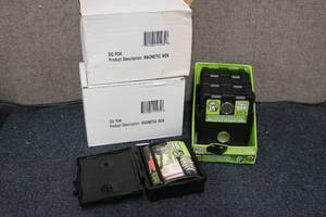 lot 108 image: 2-4 packs of magnetic storage boxes...