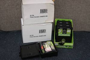 lot 111 image: 2-4 packs of magnetic storage boxes...