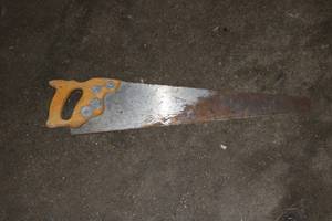 lot 117 image: Hand saw...