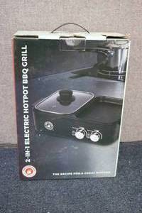 lot 142 image: New in box 2-in-1 Electric Hotpot B...