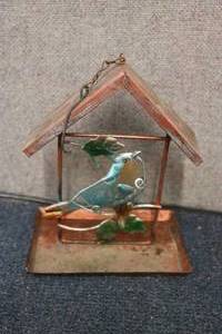 lot 145 image: Metal bird feeder...