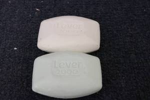 lot 156 image: 15 bars of Lever 2000 hand soap ove...