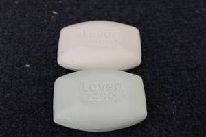 lot 158 image: 15 bars of Lever 2000 hand soap ove...