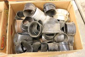 lot 163 image: Box of plumbing fittings...