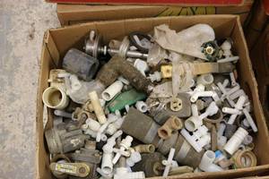 lot 167 image: Box of plumbing fittings...