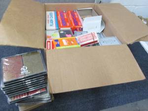 lot 172 image: Large box of playing cards, flash c...
