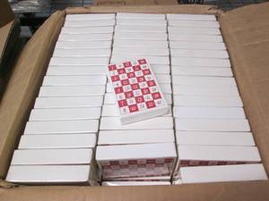 lot 177 image: Case of Hoyle bridge cards, stacked...