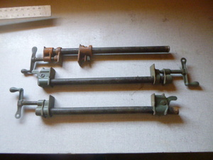 lot 44 image: 3 Bar Clamps