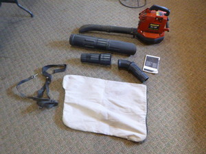 lot 78 image: Jonsered Gas Leaf BlowerVac