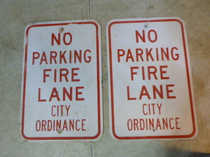 lot 151 image: 2 No Parking Signs