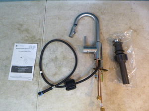 lot 152 image: Glacier Bay Pull-Down Laundry Faucet