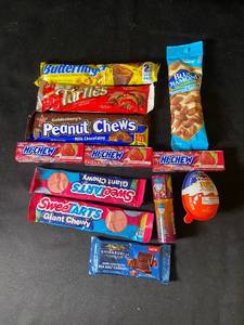 lot 6 image: A4 - Assorted Candy and Snack Collection