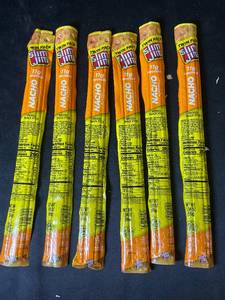 lot 17 image: G4 - 6 Twin Pack Slim Jim Nacho Flavor Snack Sticks
