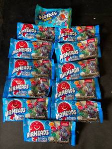 lot 21 image: G4 - Set of 12 Packs of Airheads Bites and Nerds Candy