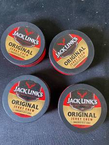 lot 38 image: L4 - Set of 4 Jack Links Original Jerky Chew