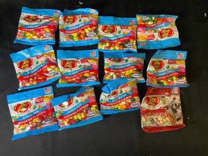 lot 56 image: T4 - Collection of 11 Bags of Jelly Belly Sugar-Free Assorted Flavors
