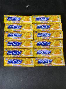 lot 62 image: T4 - Set of 12 Hi-Chew Mango Chewy Candy Packs