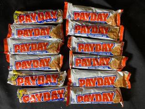 lot 76 image: B5 - Collection of 12 PayDay Peanut Caramel Bars
