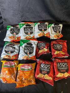 lot 102 image: D5 - Collection of Pork Rinds and Chicharrones Variety Pack