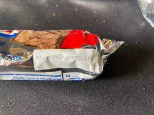 lot 156 image: W4 - Sealed Chocolate Snack Bar with Best By Date