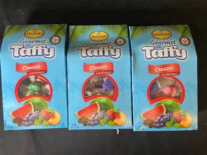 lot 164 image: X4 - Anastasia Gourmet Salt Water Taffy Assortment - 3 Boxes