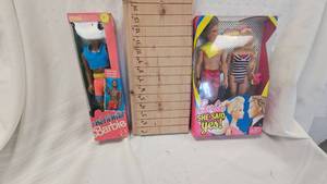 lot 16 image: Barbie Steven Wet n Wild, and Barbie She Said Yes, both as new in boxes